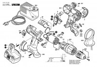 Bosch 0 601 913 420 Gsb 14,4 Ve-2 Cordless Impact Drill 14.4 V / Eu Spare Parts